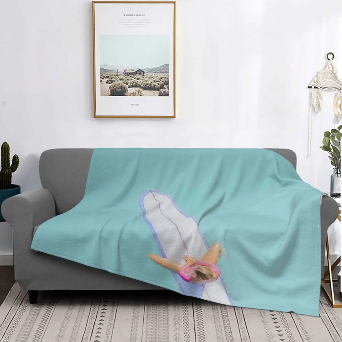 

Manta flotante Xcii, colcha a quadros para cama, manta de Anime, manta de пикник, colcha de verano
