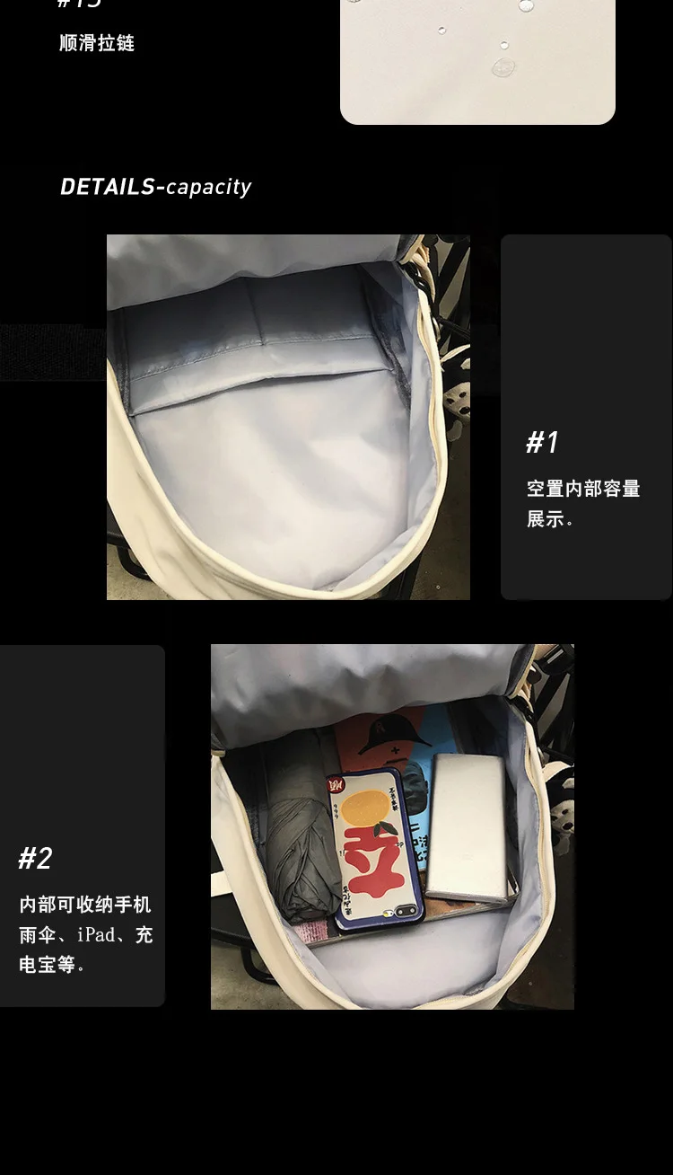 Ударопрочный рюкзак Genshin милый школьный для девочек и мальчиков женский модный