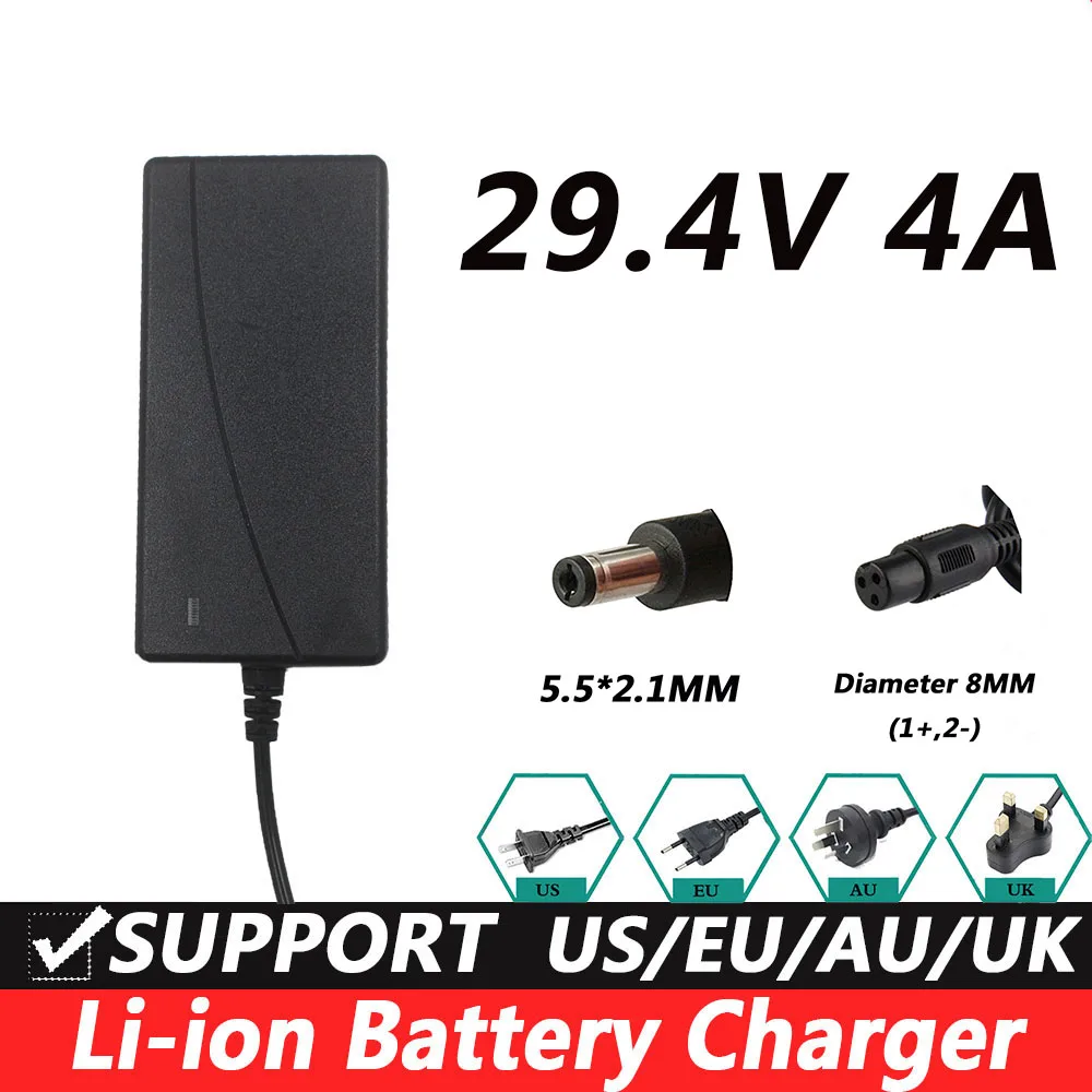 For Self-balancing Scooter 100-240vac Power Supply Gx12 3pin 5.5*2.1mm