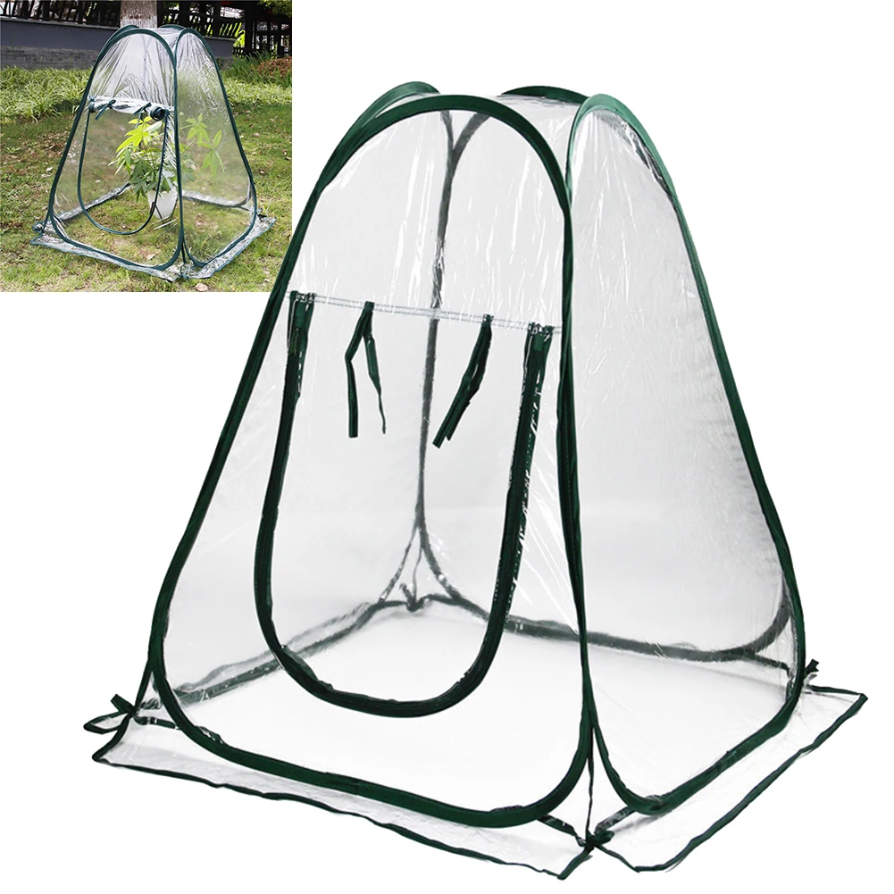 Прозрачная крышка для теплицы теплица зимняя защита растений маленькая палатка