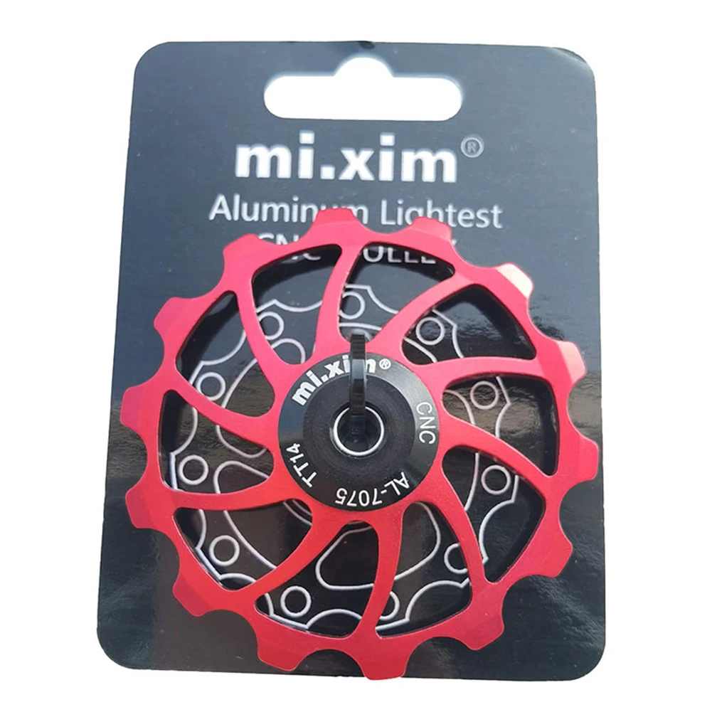 

MTB Road Bike Cycling Ceramics Jockey Wheel Rear Derailleur Pulley 12T Ceramics Guide Pulley Bearing