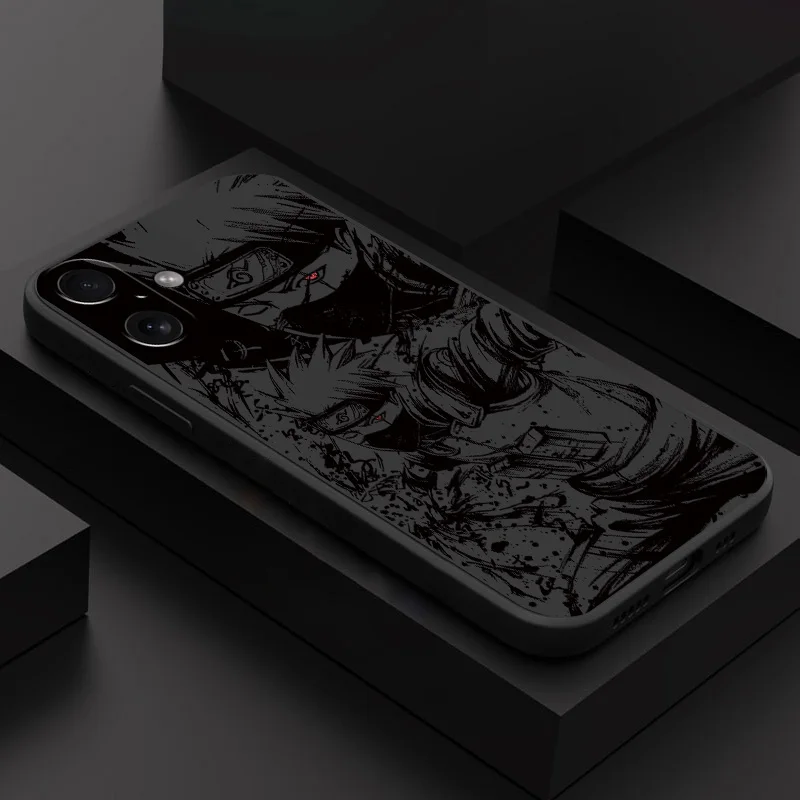 Фото Популярный чехол для телефона Xiaomi Redmi Note 15 14 13 12 12S 11 11S 10 9 8 7 Pro Plus 4G 5G, мягкий силиконовый, новый, с изображением Какаши Учиха Наруто. №5