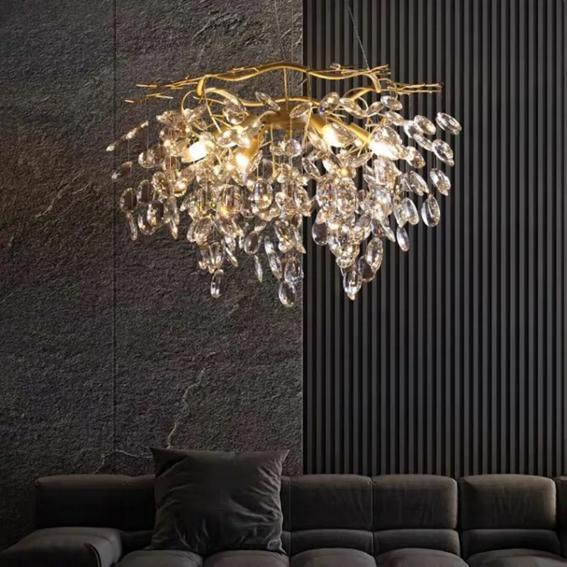 Гостиная современная спальня скандинавская винтажная ветка светильник для