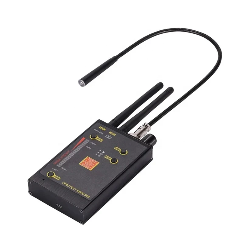 Фото Беспроводной детектор сигналов Hero 009: мини-камера, VHF/UHF, антишпионский GSM/Wi-Fi сканер, магнитный детектор сигналов, гаджеты для взлома №5