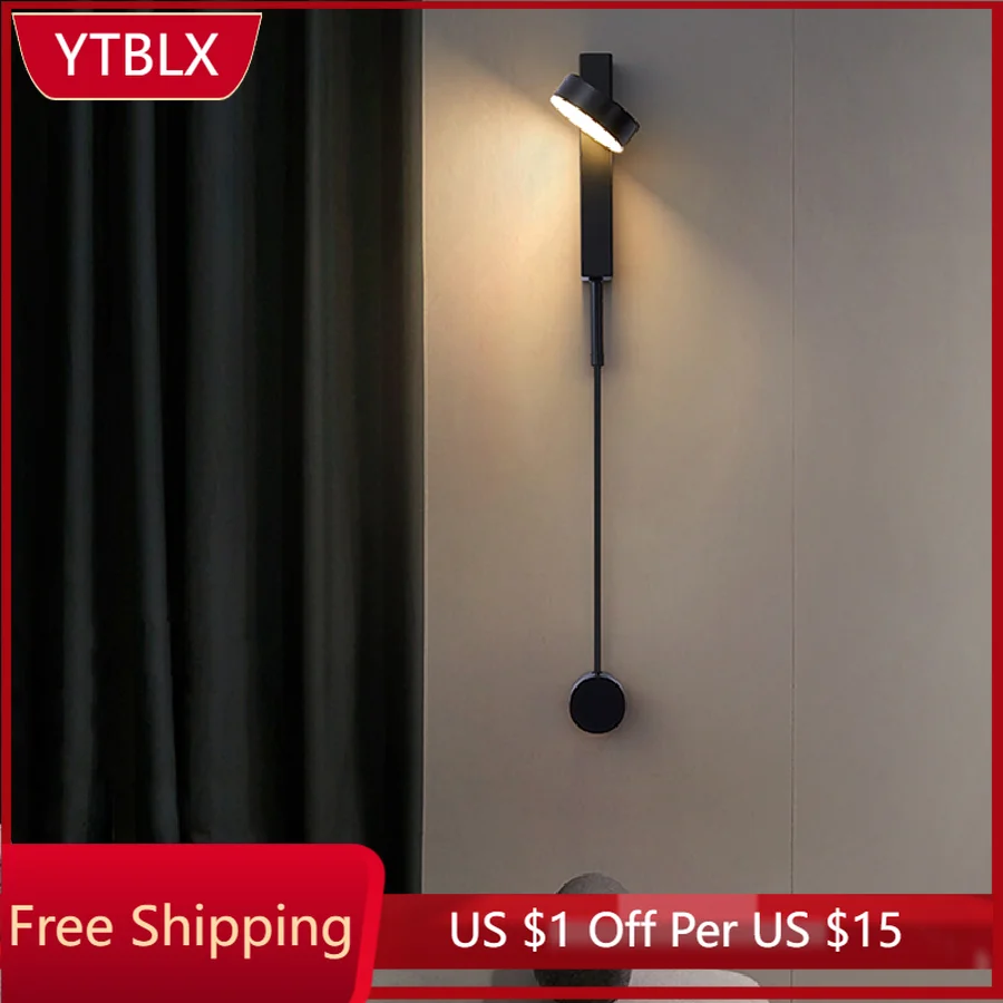 

Приглушаемые светодиодные ночники Zerouno, лампа для детской комнаты, декоративные настенные светильники Lamparas 350 Dgree, поворотные угловые свети...