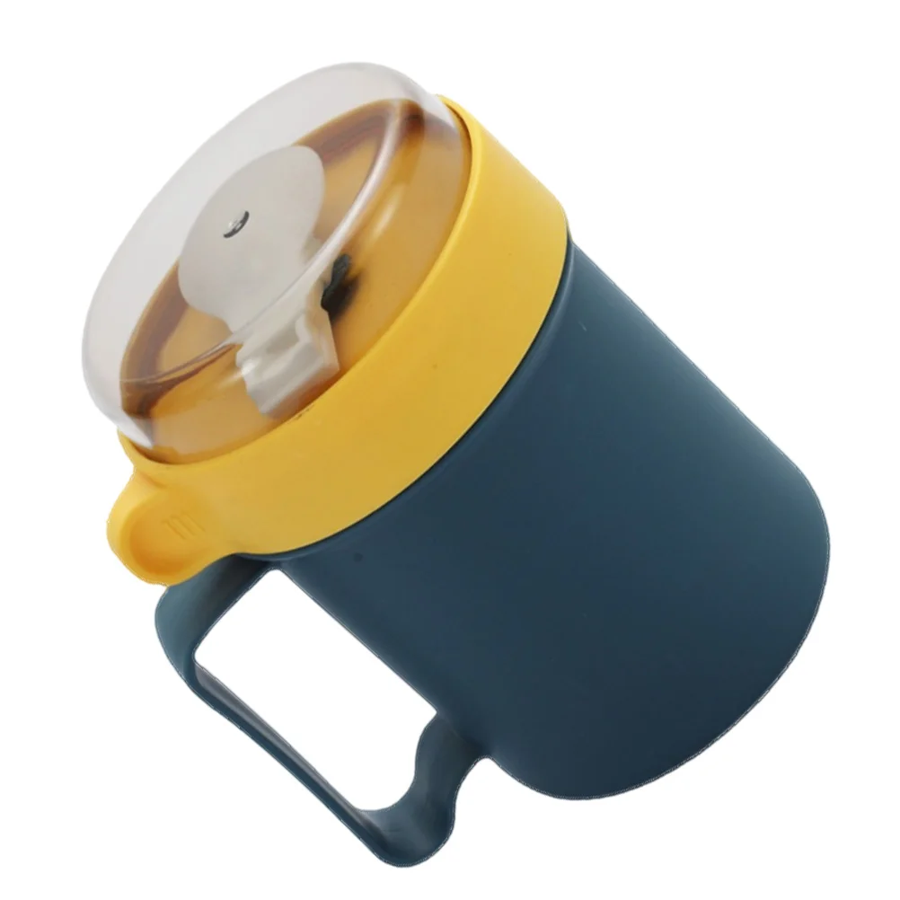 

Cereal Cup Breakfast Microwave Plastic Water Pitcher Lid Portable Kettle Noodle Bowl