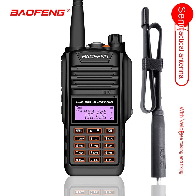Baofeng Bf-a58 Interphone Uv-9r Self Driving Outdoor Civilian FM Mobile Station +cs Folding Tactical Antenna