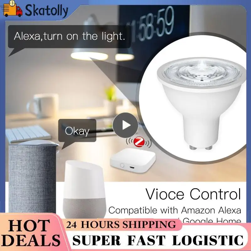 

Voice Control Dimmable Led Light Bulb Tuya Zigbee Rgbcw Led Light Bulb 5w Gu10 Spotlight Lamp Dimmable Via Alexa Google Home Diy