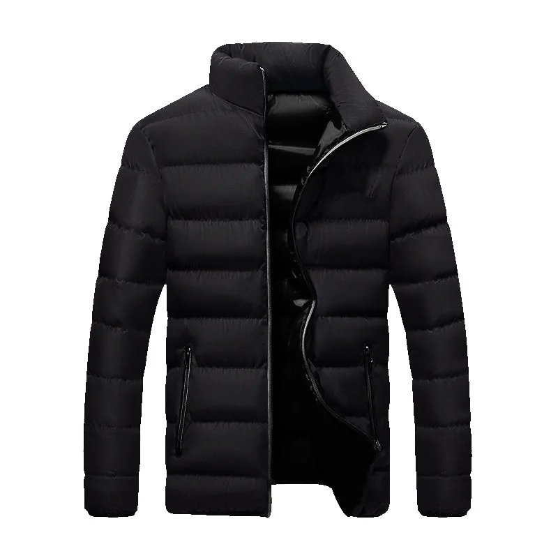 Men's padded thick loose casual padded jacket 2022 winter all-match handsome and warm LOGO custom link clothing top