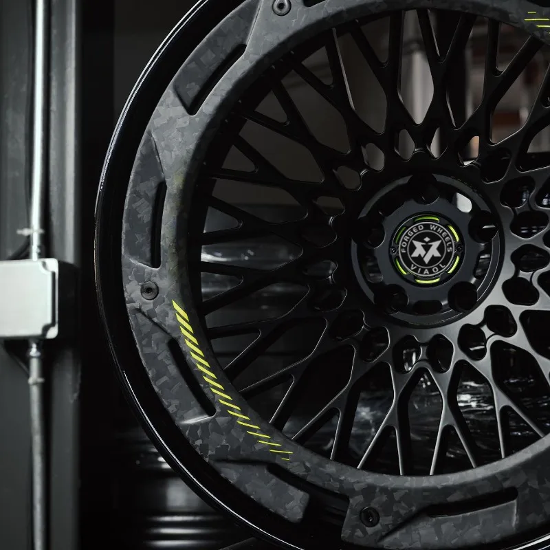 Фото Колесные диски Viaol 18 19 20 21 22 из алюминиевого сплава Aero Forged Carbon Fiber 5x120 5x114.3 5x112 для легковых автомобилей, подходят для G30 F30 RS6 №3