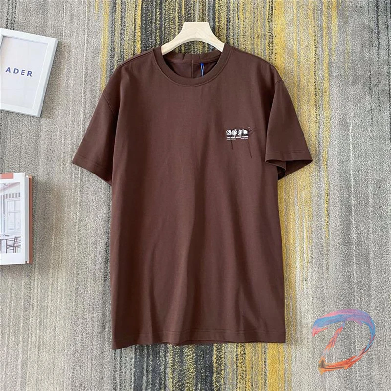 

ADER ERROR T-Shirt High Streetwear Loose Cotton Men's Women's Oversized T-Shirt Letter Rupture Short Sleeves for Men Clothing