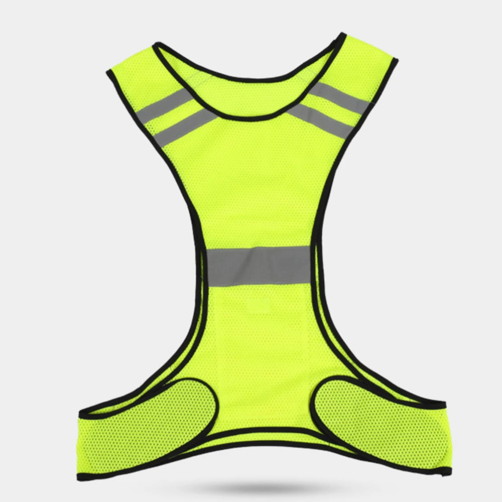 

Светоотражающий Жилет для бега, эластичный регулируемый светоотражающий жилет для езды на велосипеде и бега
