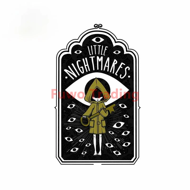 

Fuwo Trading Personality for Little Nightmares Eye Auto Bumper Window Car Stickers Fashion Occlusion Scratch Vehicle Vinyl Decal