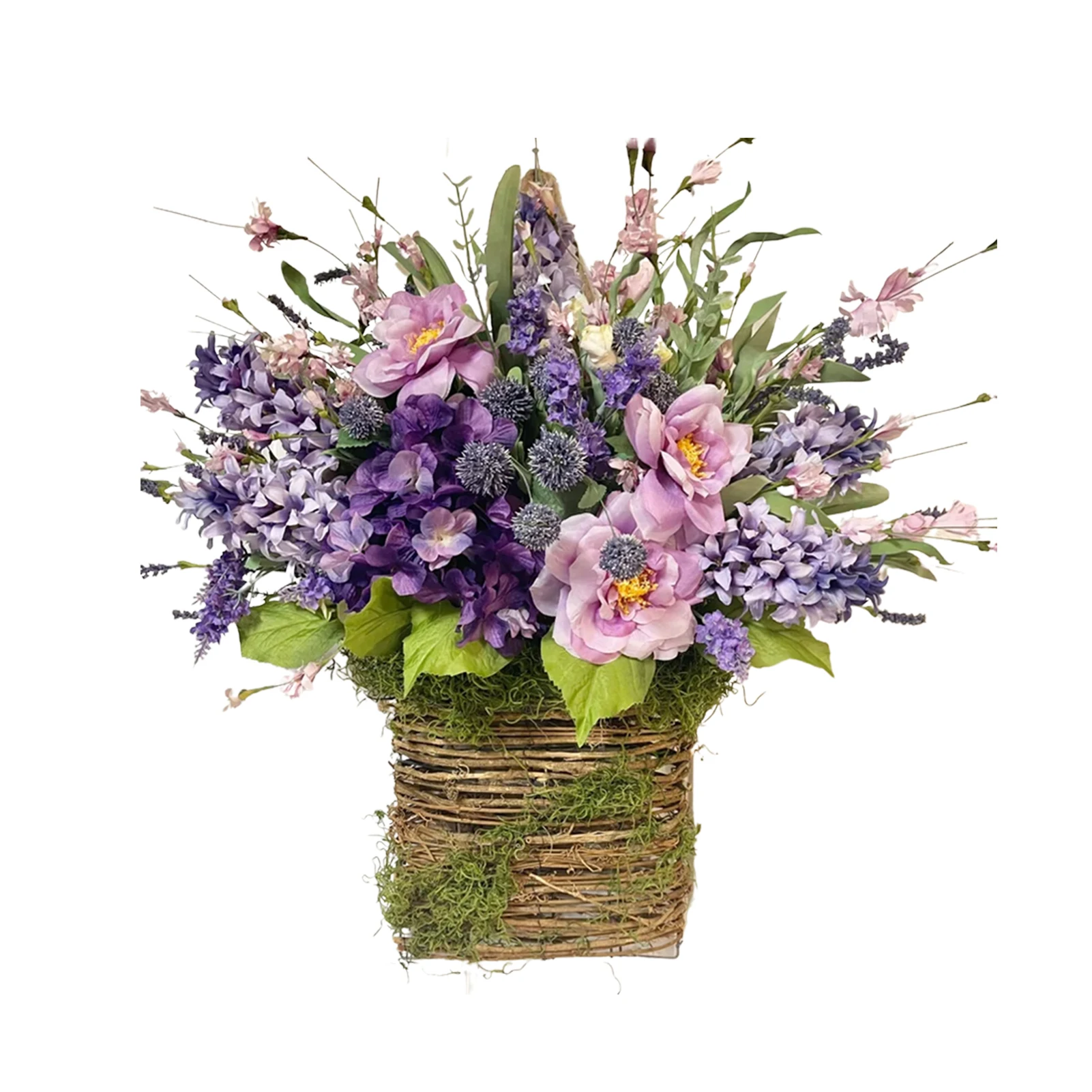 

Lavender Wreaths For Front Door Summer Wreath Easter Decorations Front Door Decor Artificial Lavender Garland For Front Door