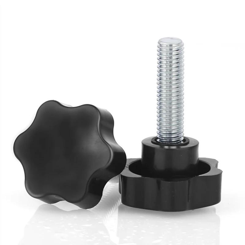 

M4 M5 M6 M8 M10 звездообразная форма звездообразная крышка ручка винтовое промышленное оборудование бакелитовый ручной затягивающий винт с большим пальцем шестизвездочные ручные болты