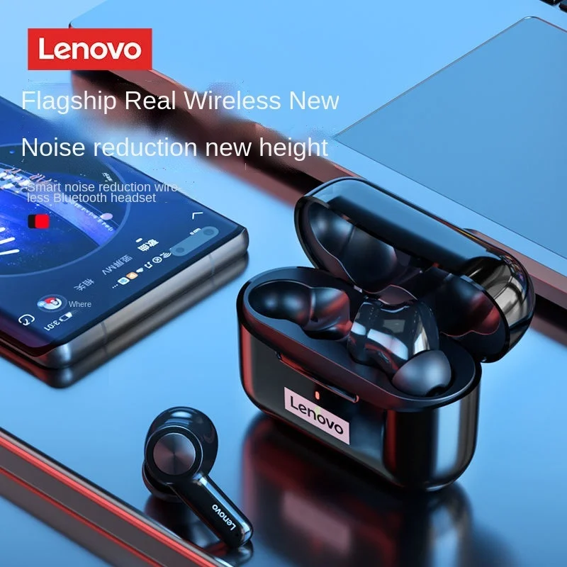 

Lenovo Lp70 True Wireless Bluetooth Headset Active Noise Reduction High Sound Quality New Sports Iphone For Huawei Universal