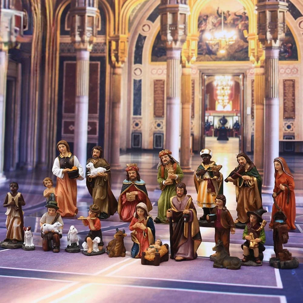 20 шт./набор декоративные католические фигурки Рождение Христова