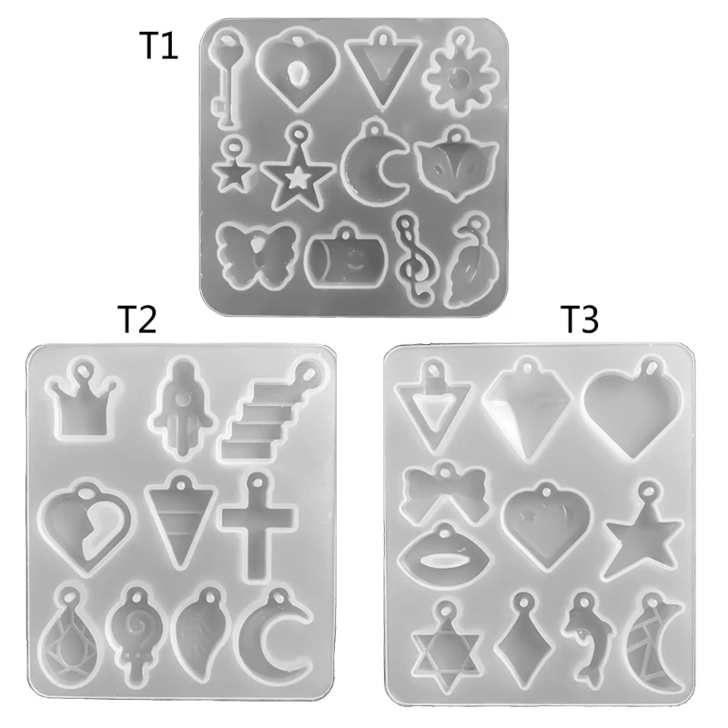 

Moon Star Earrings Mold Suitable for Diy Crafts Ornament Pendant Keychain Making