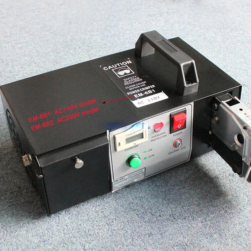 

Em-6b2 Electric Crimping Machine with Replaceable Die Set Crimping Tools 110v/220v