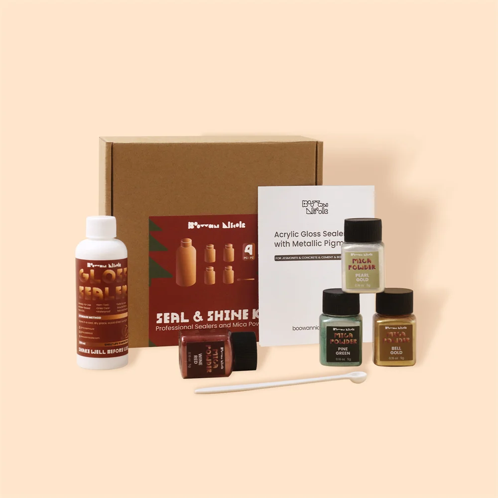 Рождественский водонепроницаемый блестящий цветной акриловый глянцевый