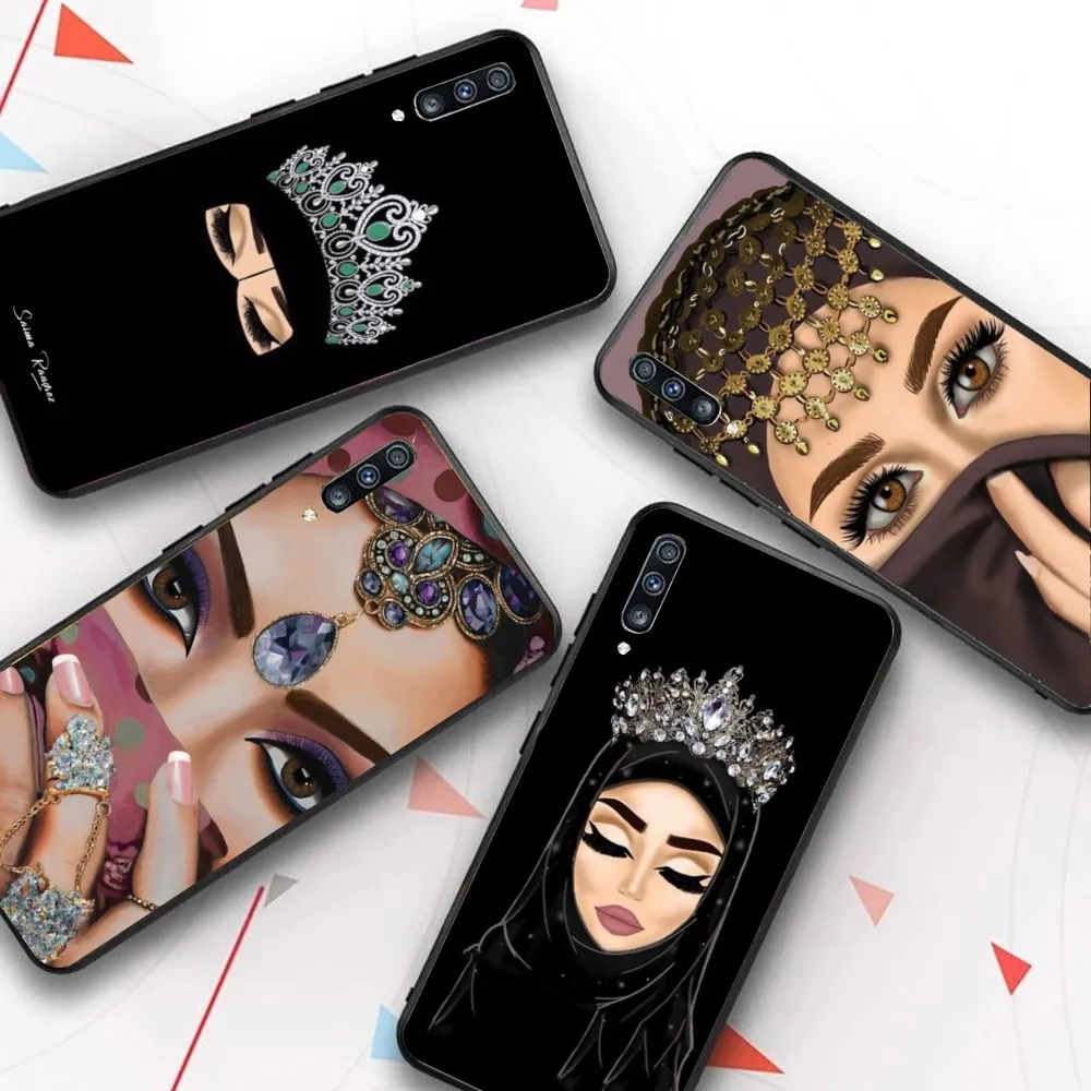 

Woman In Hijab Face Muslim Islamic Girl Phone Case For Samsung A 10 11 12 13 20 21 22 30 31 32 40 51 52 53 70 71 72 73 91 13