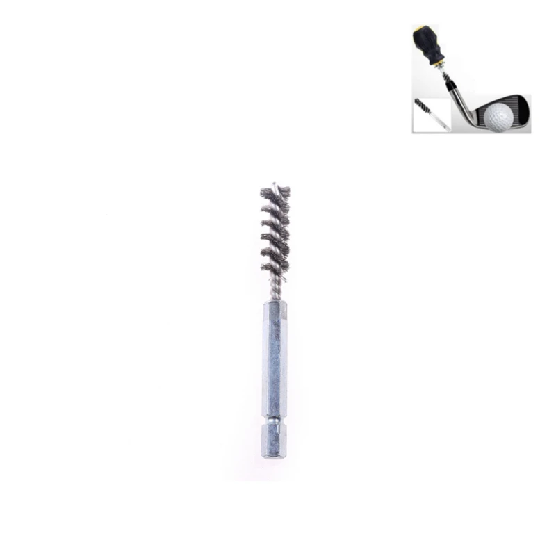 

Golf Clubs Head Hosel Brush Golf Club Brush Wire Brush Cleaning Polishing Tool Electric Drill Wire Brush For Iron And Wood