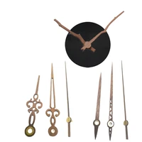 high quality 12888 quartz round wall clock step movement with wooden needles for hanging wall clock replaced accessories diy kit