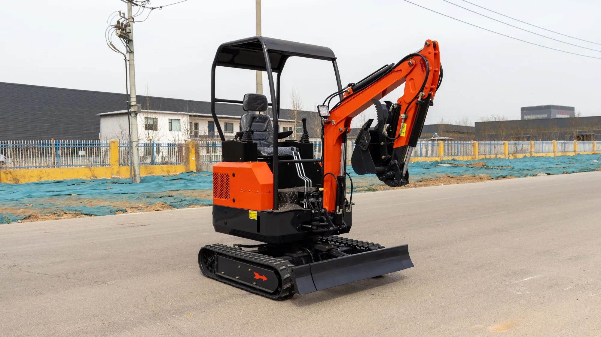 1700KG Operating Weight Digger 1.7 Ton Mini Excavator for Factory Direct Sale