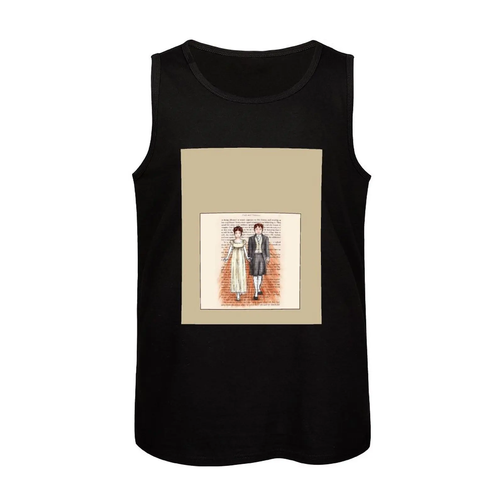 Майка Элизабет Бинет и Мистер Дарси одежда для мужчин летняя мужской жилет 2025