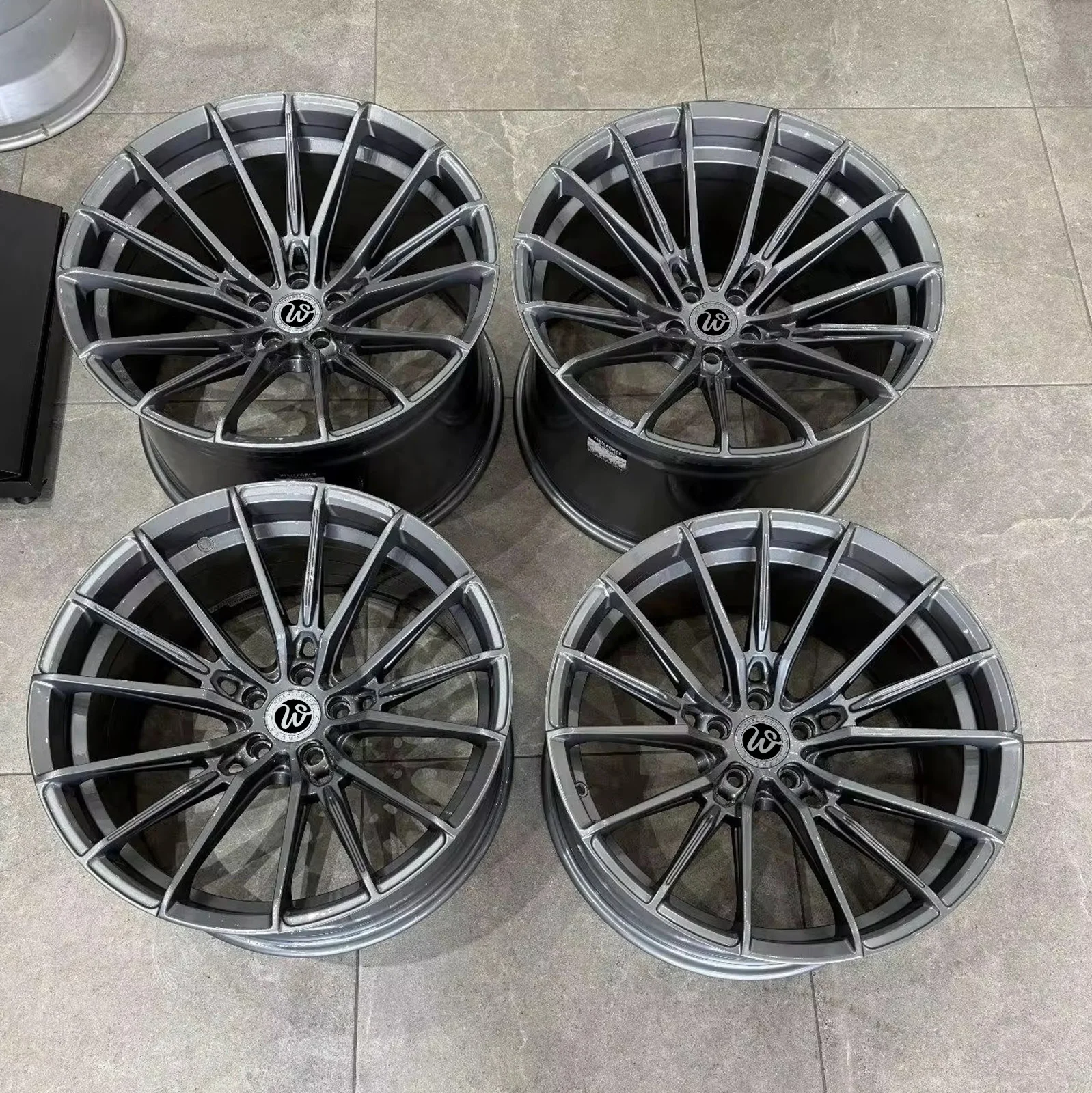 Фото Кованые диски Custom Forged Deep Concave, 19-22 дюйма, PCD 5x114.3 5x120, высокопроизводительные диски для BMW M3 M4 G80, готовы к использованию на треке №2
