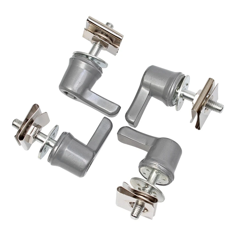 

Motorcycle Saddlebag Lever Lock Bolts & Nuts Kit Silver Replacement Parts For Harley Touring Dyna CVO Road Glide Breakout Deluxe