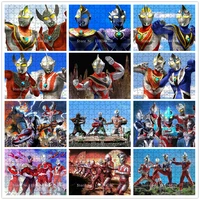 ultraman jigsaw puzzle educational toys for children 3005001000 pieces japanese anime puzzles intellectual fun game kids gift
