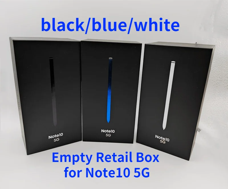 Empty Retail Box For Samsung Note10 Series Note10 Plus/Note10 5G/Note10 Plus 5G Note 10 Lite Only empty box or full accessory