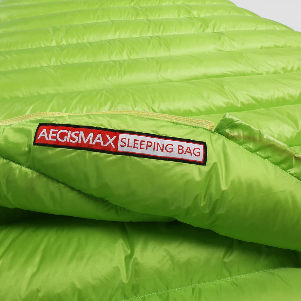 Продажа Мини-спальный мешок AEGISMAX с гусиным пухом, ультралегкий пуховой мешок для кемпинга, походов, 800FP, туристическое Уличное оборудование для кемп...