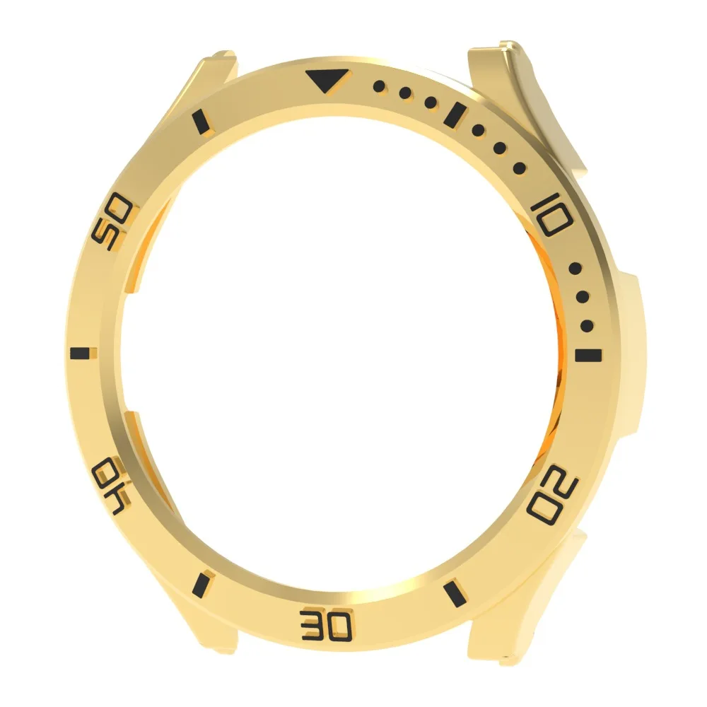 Подходит для Samsung Galaxy Watch4 Watch5 5/pro PC Пластиковый гальванический полуобернутый