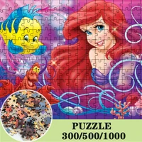 the little mermaid puzzles for adults creative decompress toys disney princess ariel jigsaw puzzles childrens education gifts