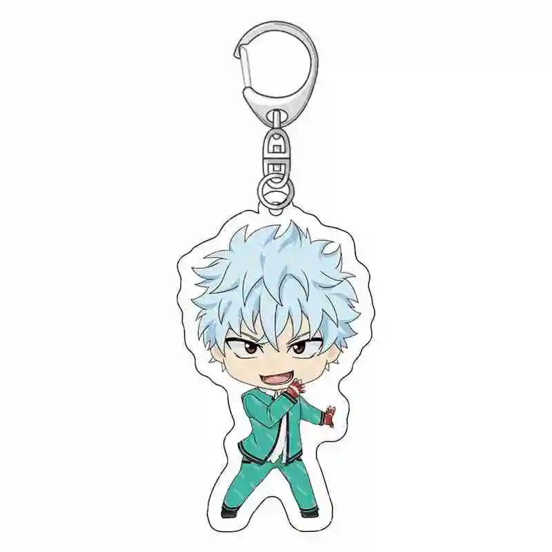 Hot Anime The Disastrous Life of Saiki K Acrylic Keychain Model Figure Cosplay Plate Holder Topper Desk Decor Gift