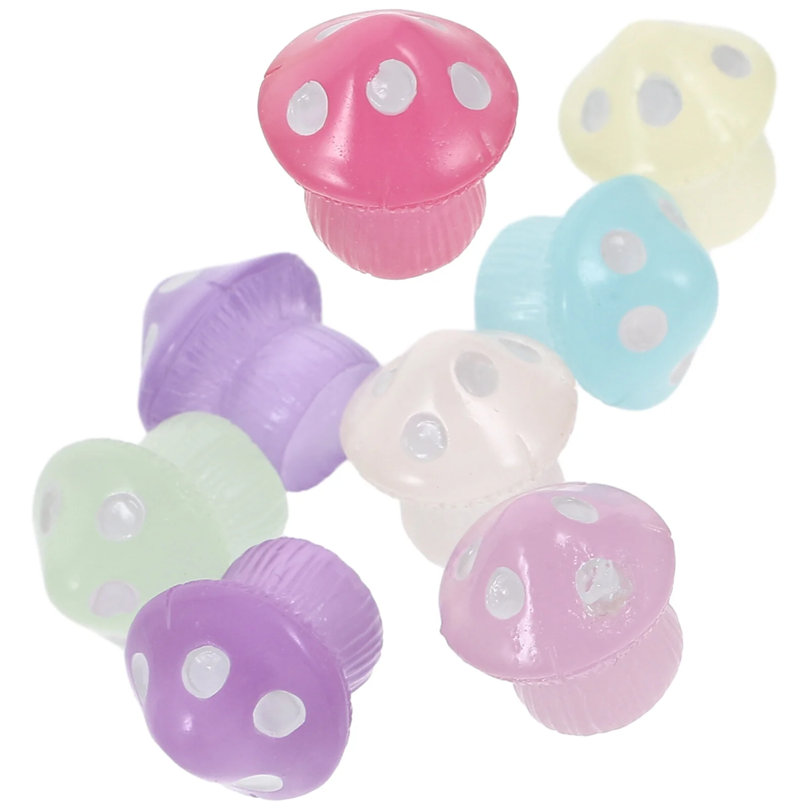 

Mini Mushroom Statue Miniature Ornament Figurine Resin Figures Figurines Model Decor