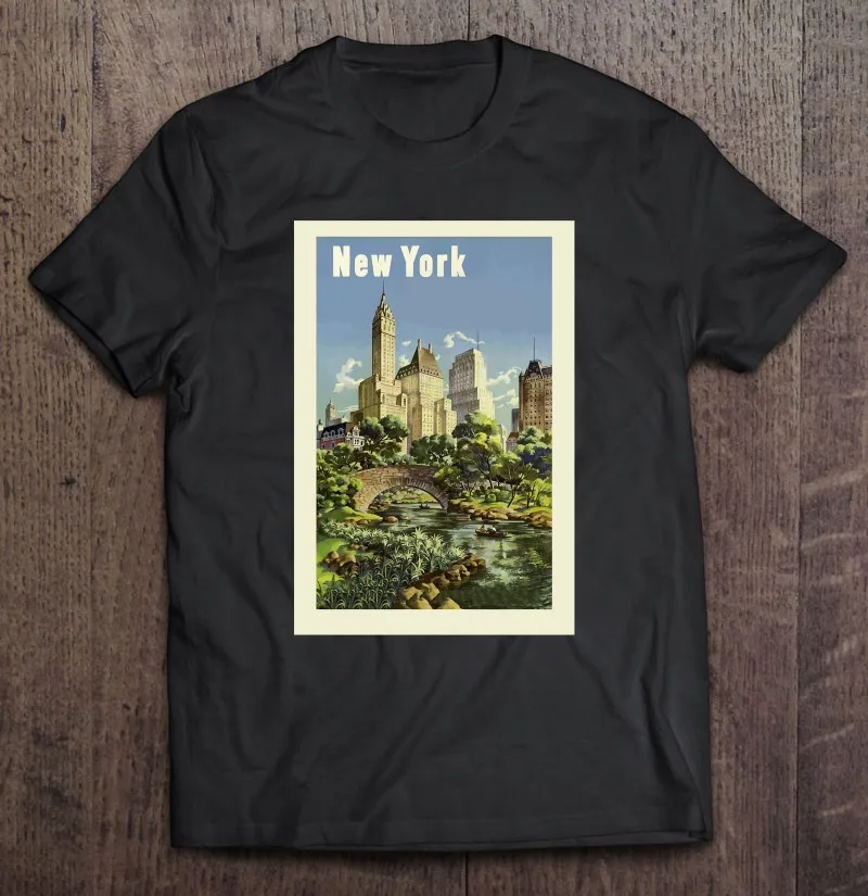 

Футболка мужская с принтом New York City Ny Nyc Central Park Skyline