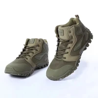 mens military boot combat mens ankle boot tactical big size 39 46 army boot male shoes work safety shoes motocycle boots