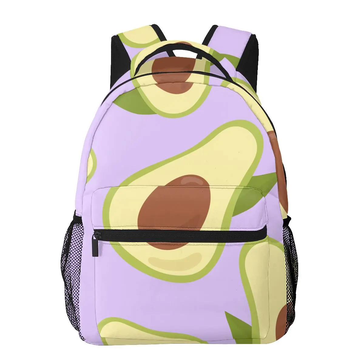 

Рюкзак для мальчиков-подростков, цветной Повседневный ранец для ноутбука с авокадо, школьная сумка для студентов