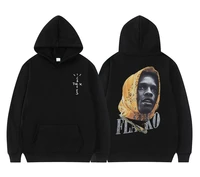 new asap rocky portrait graphic print hoodies cactus jack oversized hip hop sweatshirts travis scott hoodie all match streetwear