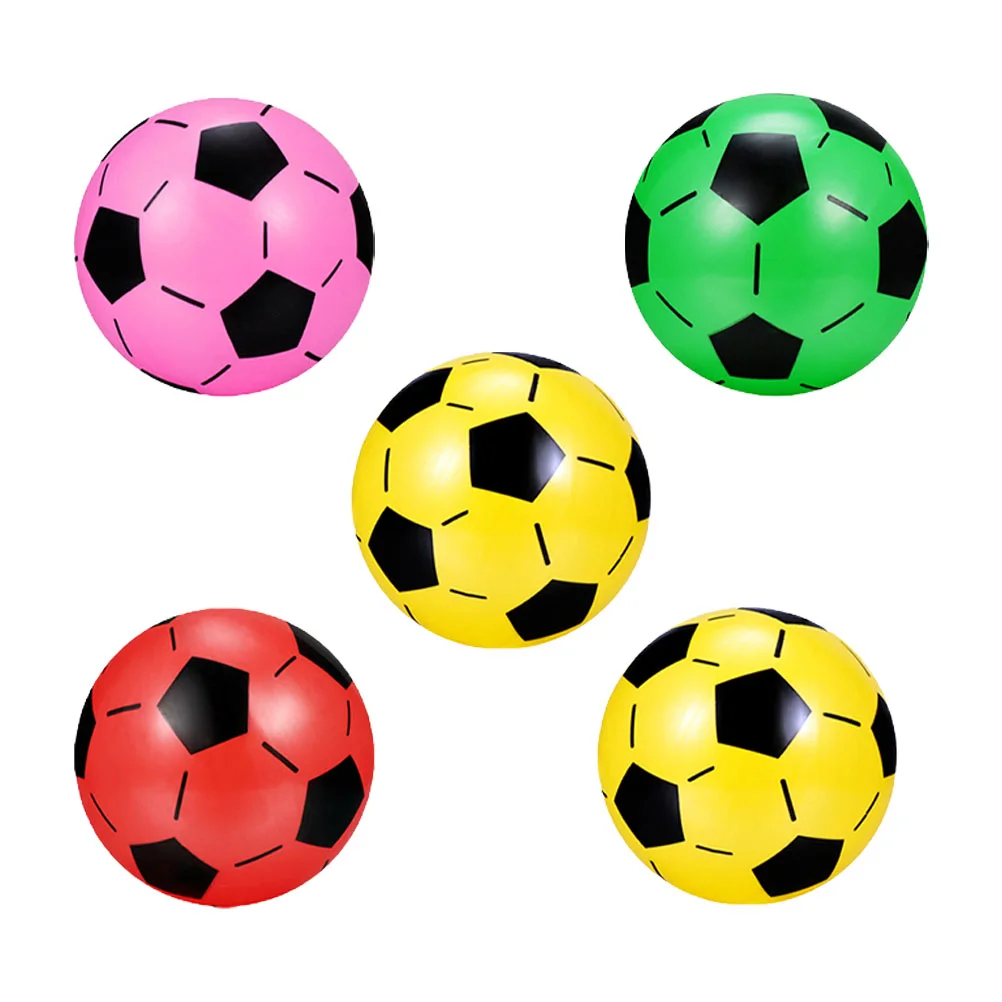 

5 Pcs Inflatable Ball Child Toy Kids Soccer Sports Childrens Outdoor Playsets The Plastic Playthings Footballs Children's