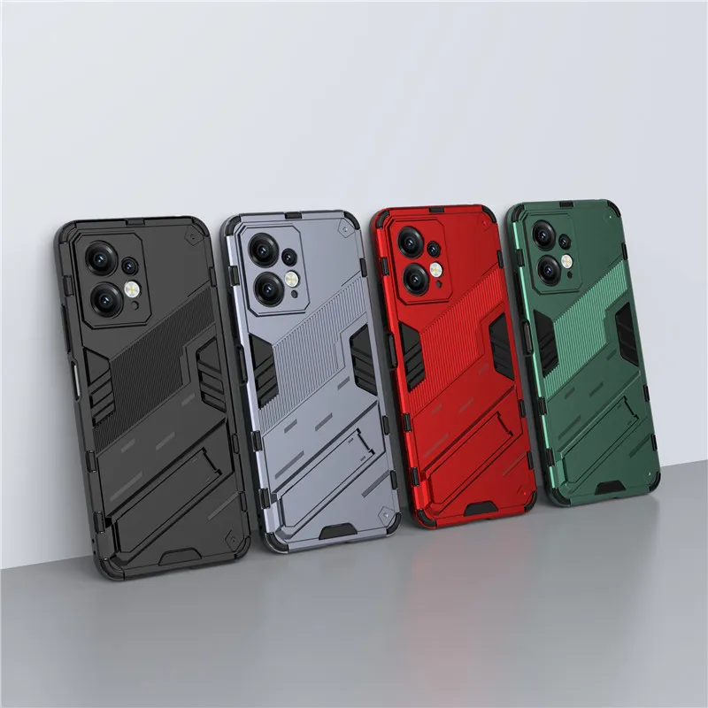 

For Redmi Note 12 Global Case Note 12 Cover 6.67 inch Punk Style Hard Armor Bracket Fundas Shockproof Bumper For Redmi Note 12S