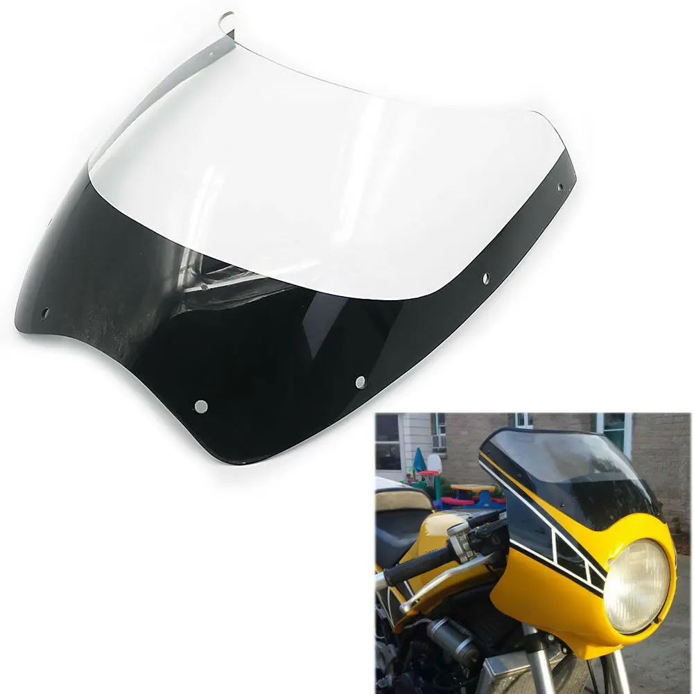 

RD250 RZ350 Front Motorcycle Windshield Windscreen for Yamaha RZ250 RZ RD 350 250 RD350LC RD250LC Wind Shield Screen Protector