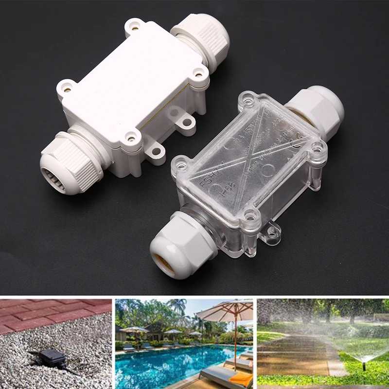 

IP68 Waterproof Junction Box Connector Sealed Retardant Outdoor Waterproof Box 1PC