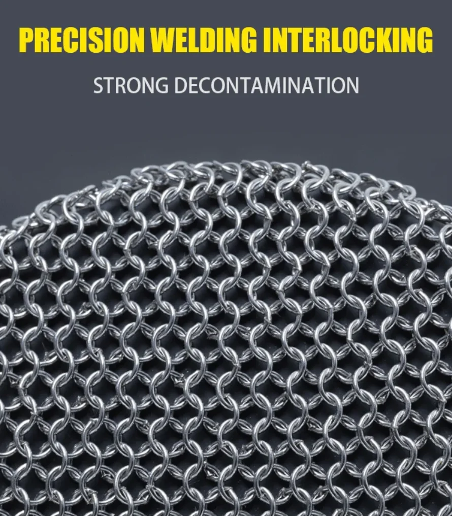 Щетки для чистки кухонного вока из нержавеющей стали доступны 3 размера