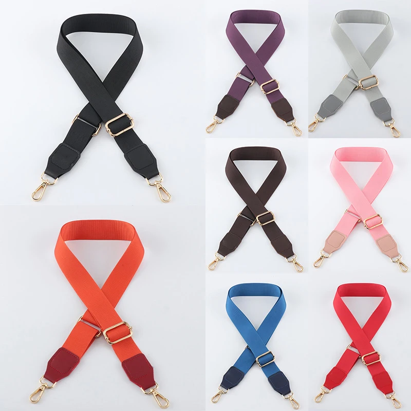 

Female Solid Cotton Bag Strap Women Shoulder Crossbody Bag Belt Adjustable Wide Long Strap Bag Accessories Messenger Bag Strap