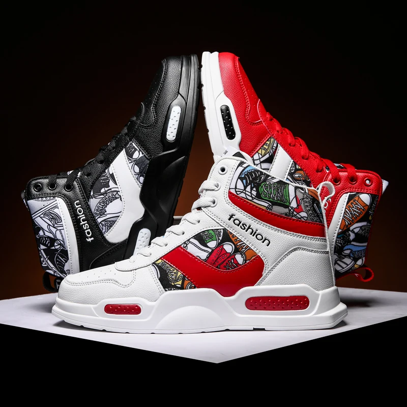 Women Men Basketball Shoes Comforthable High Top Casual Shoes Man Light Sports Shoes Gym Trainer Athletic Sneakers for Women