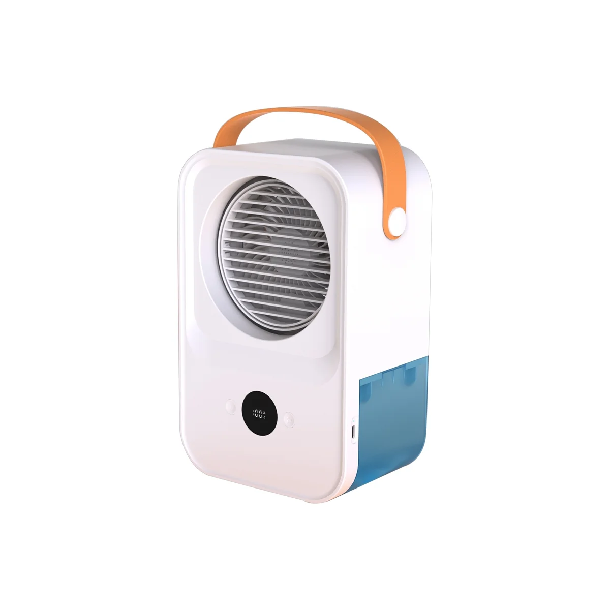

Портативный воздушный кулер с USB, мини-кондиционер с увлажнителем и цифровым голосовым управлением, электрический вентилятор для офиса и до...